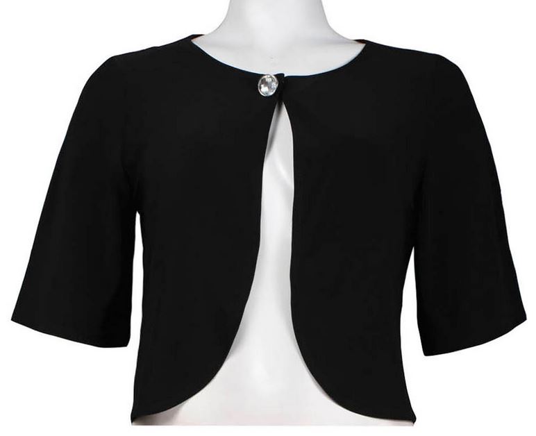 short black bolero jacket